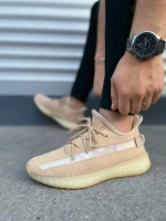 Morven Erkek , Kadın Triko Sneaker Ayakkabı – Günlük Bağcıklı Hafif Spor Modeli - Bej