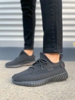 Morven Erkek , Kadın Triko Sneaker Ayakkabı – Günlük Bağcıklı Hafif Spor Modeli - Kömür