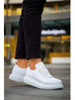 Lexa Cilt Deri Erkek Günlük Sneaker Ayakkabı - Beyaz