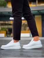 Lexa Cilt Deri Erkek Günlük Sneaker Ayakkabı - Beyaz
