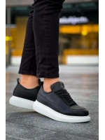Lexa Cilt Deri Erkek Günlük Sneaker Ayakkabı - Siyah