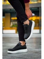 Lexa Cilt Deri Erkek Günlük Sneaker Ayakkabı - Siyah