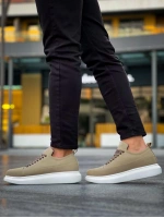 Lexa Süet Deri Erkek Günlük Sneaker Ayakkabı - Krem