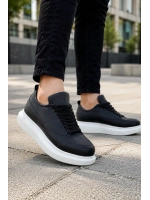 Lexa Cilt Deri Erkek Günlük Sneaker Ayakkabı - Siyah