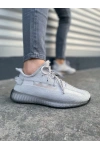 Morven Erkek , Kadın Triko Sneaker Ayakkabı – Günlük Bağcıklı Hafif Spor Modeli - Gri