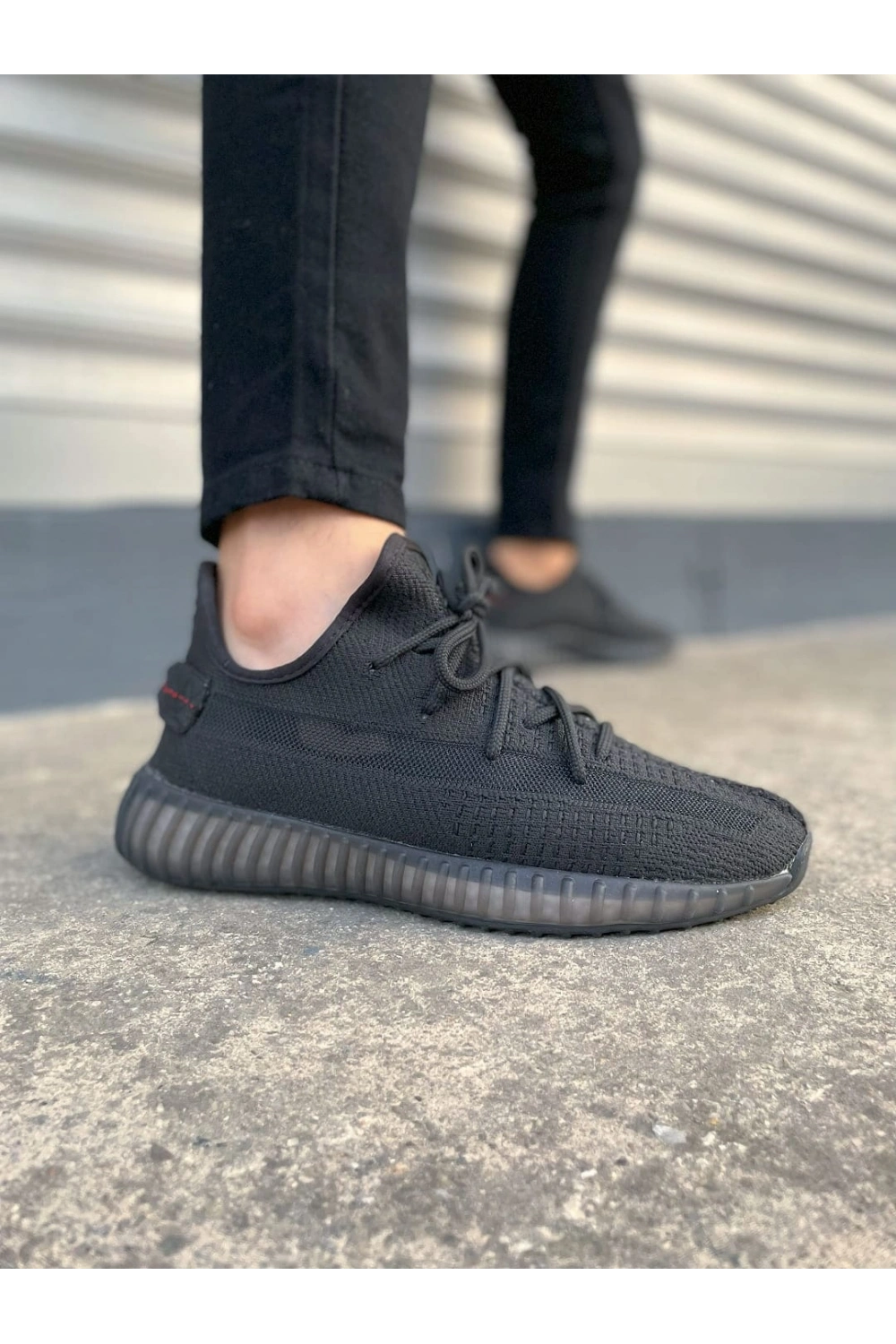 Morven Erkek , Kadın Triko Sneaker Ayakkabı – Günlük Bağcıklı Hafif Spor Modeli - Kömür