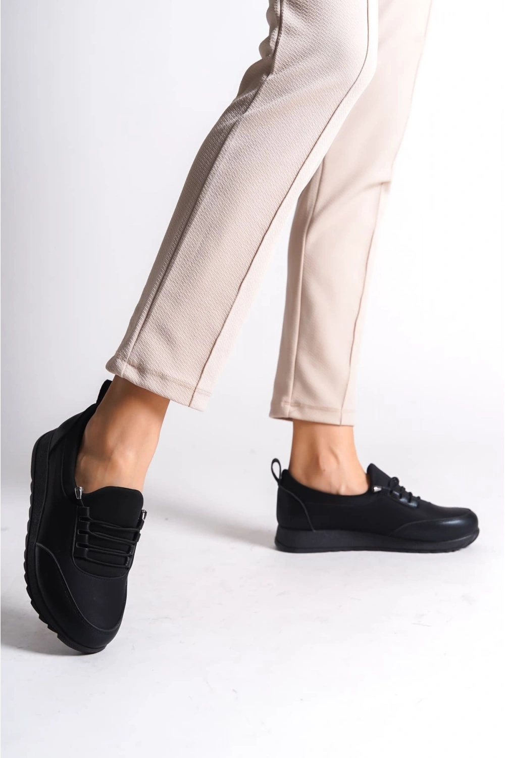 Sincere Rahat Taban Bağcıklı Kadın Sneaker Ayakkabı