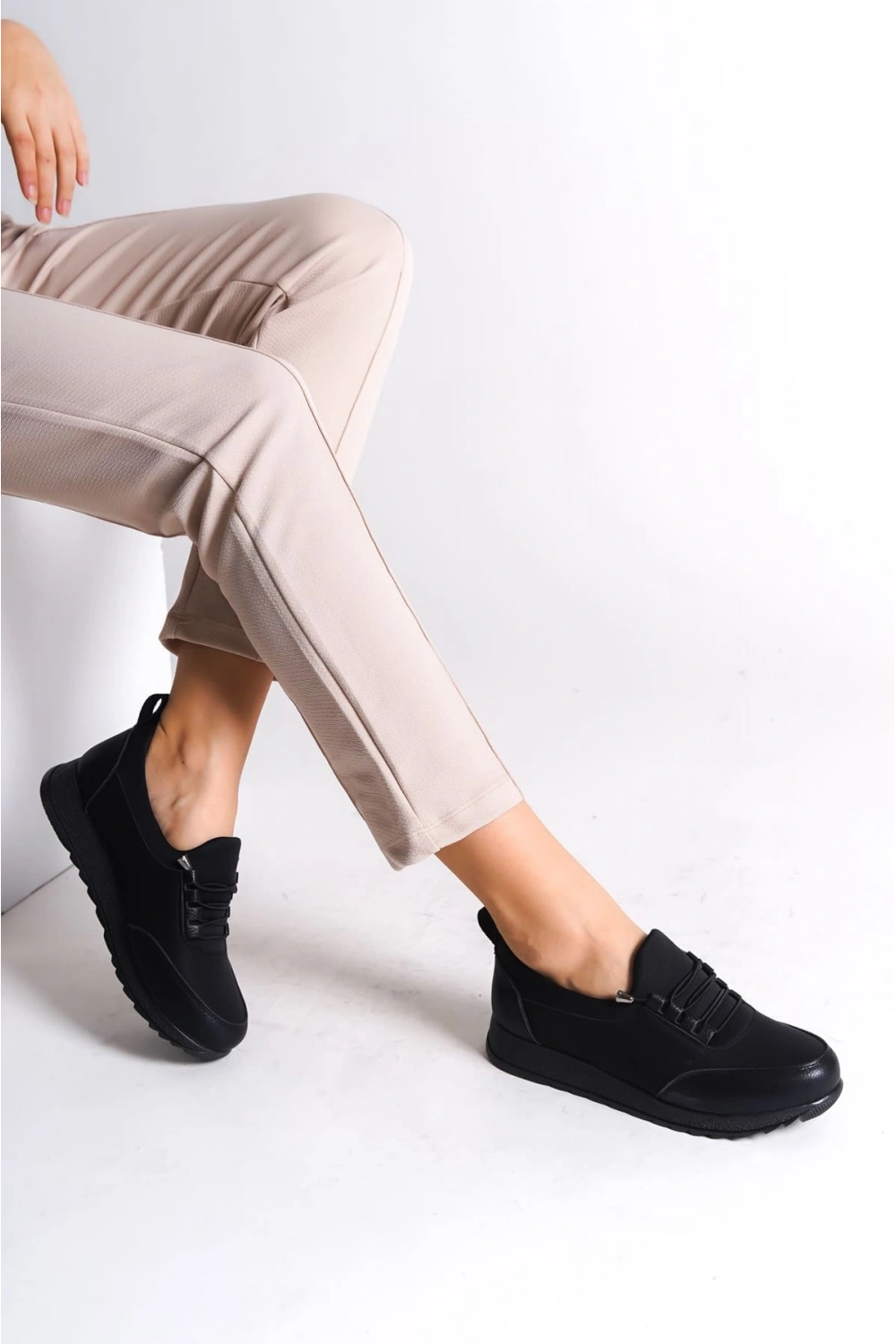 Sincere Rahat Taban Bağcıklı Kadın Sneaker Ayakkabı