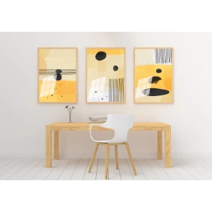 Bestablo 3 Parça Çerçeveli Ahşap Tablo Seti Bestablo