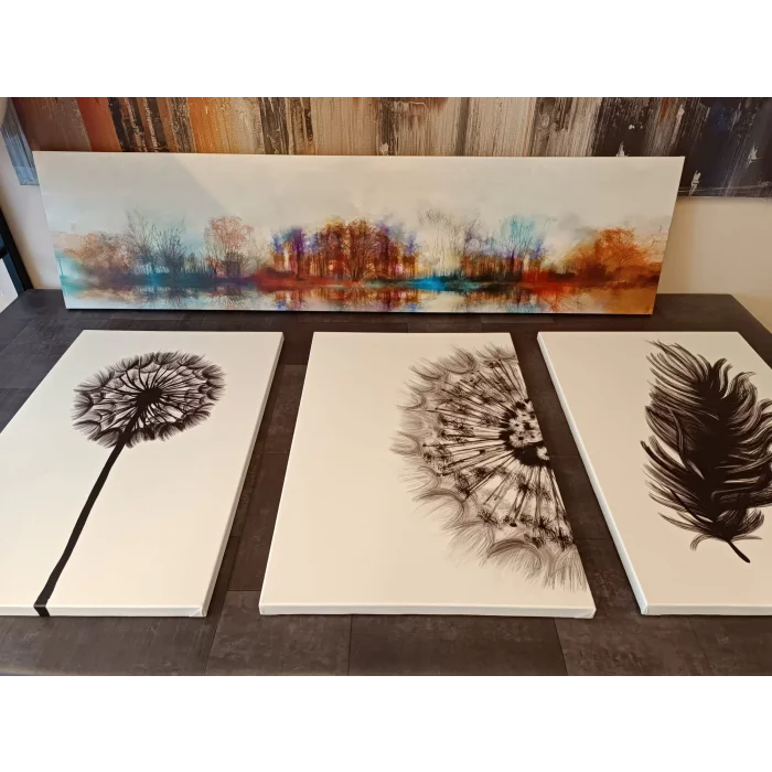 3 PARÇA DEKORATİF KANVAS TABLO