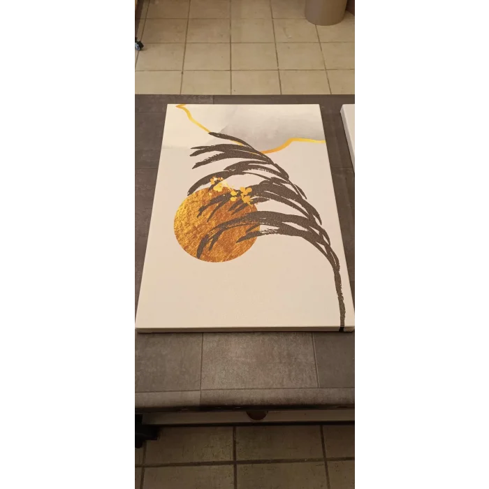 3 PARÇA DEKORATİF SOYUT KANVAS TABLO