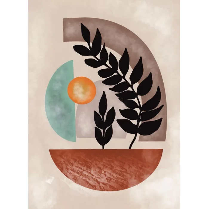 3 PARÇA SOYUT BOHO KANVAS TABLO