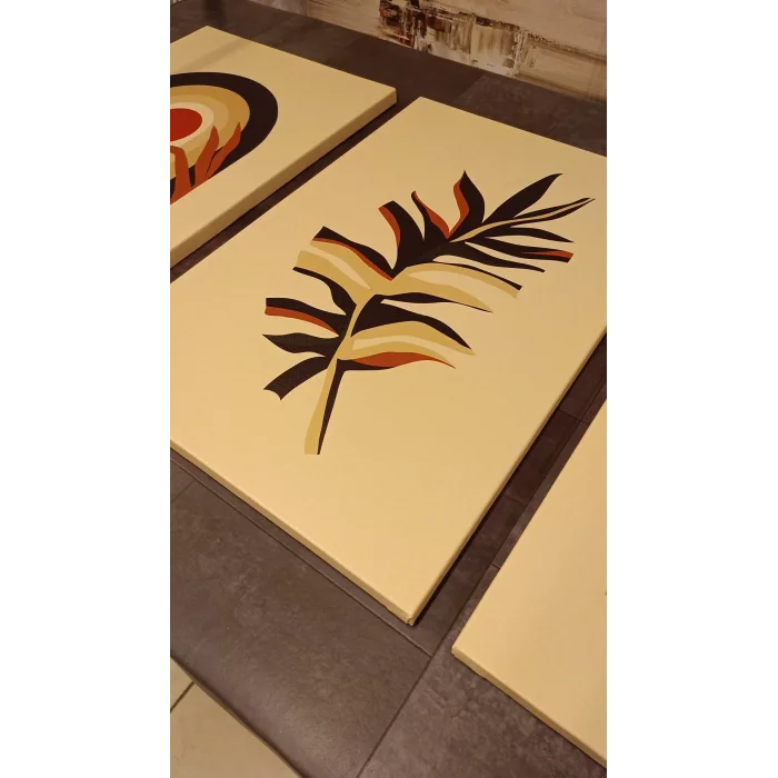 BOHO STYLE 3 PARÇA KANVAS TABLO