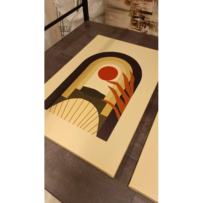 BOHO STYLE 3 PARÇA KANVAS TABLO