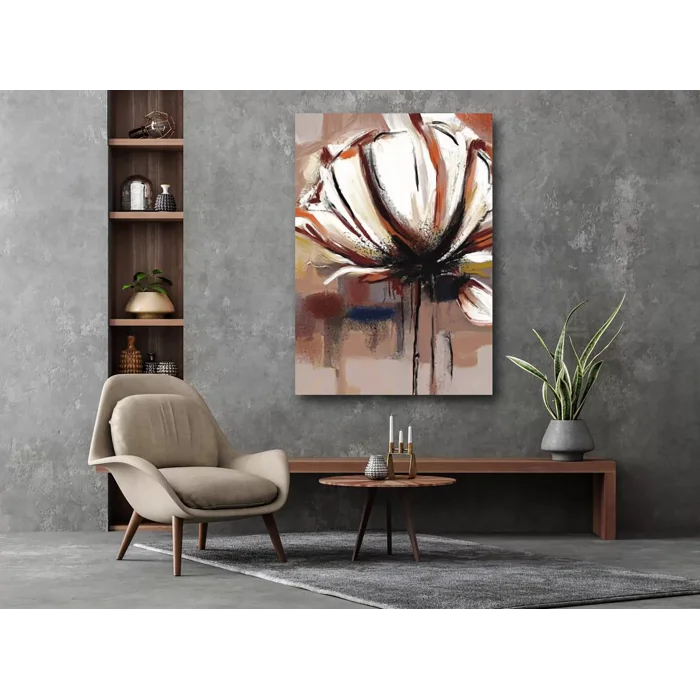 DEKORATİF ÇİÇEK KANVAS TABLO