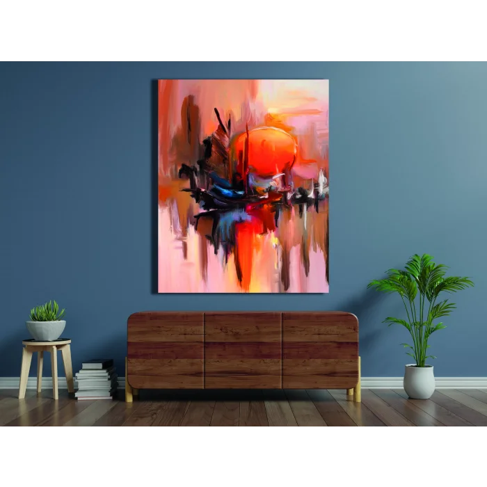 DEKORATİF SOYUT KANVAS TABLO