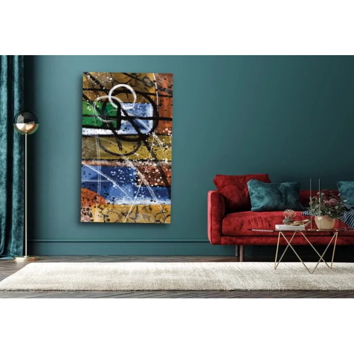 DEKORATİF SOYUT KANVAS TABLO