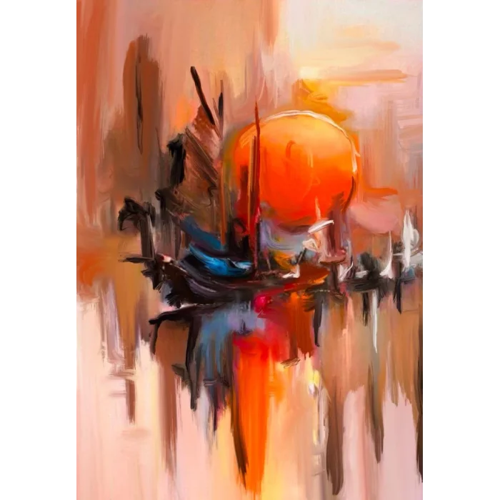 DEKORATİF SOYUT KANVAS TABLO