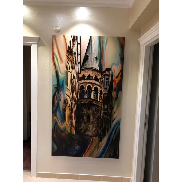 Galata Kulesi Kanvas Tablo