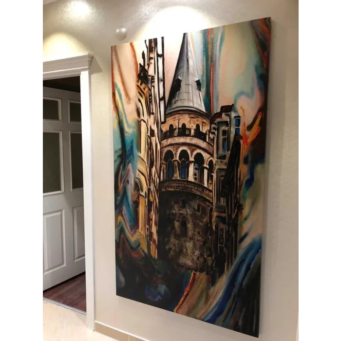 Galata Kulesi Kanvas Tablo