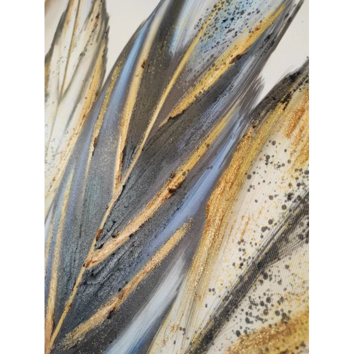 KABARTMALI KUŞTÜYÜ KANVAS TABLO