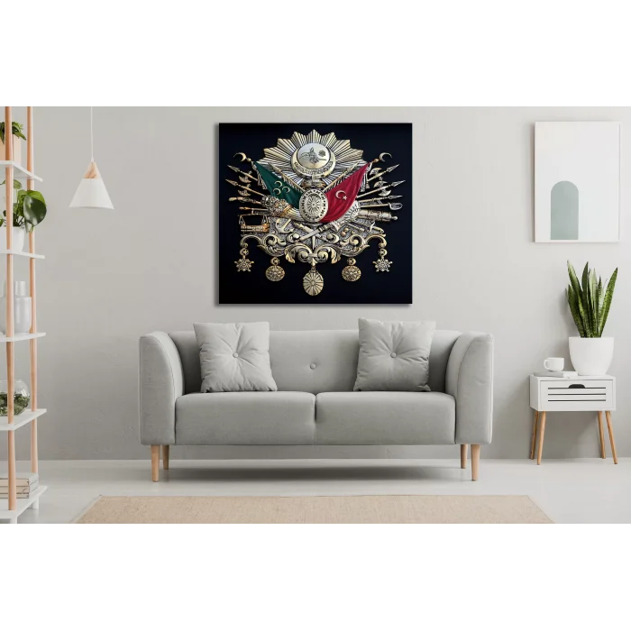 OSMANLI ARMASI KANVAS TABLO
