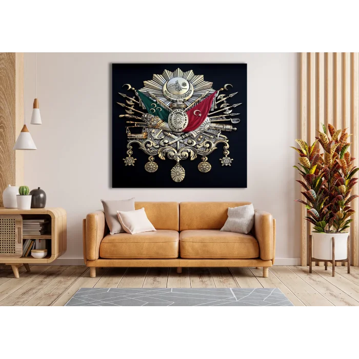 OSMANLI ARMASI KANVAS TABLO
