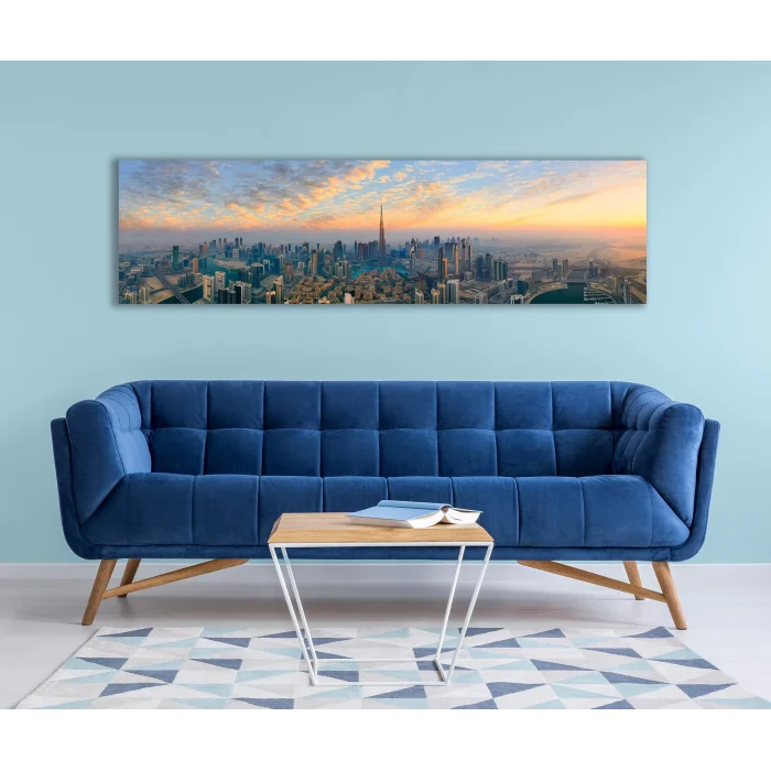 PANORAMİK DUBAİ KANVAS TABLO