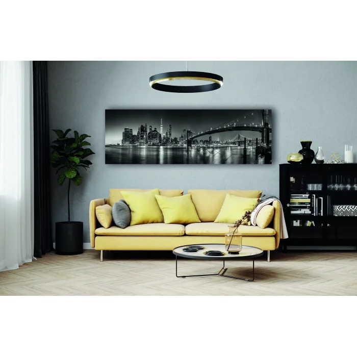 PANORAMİK ŞEHİR MANZARASI KANVAS TABLO