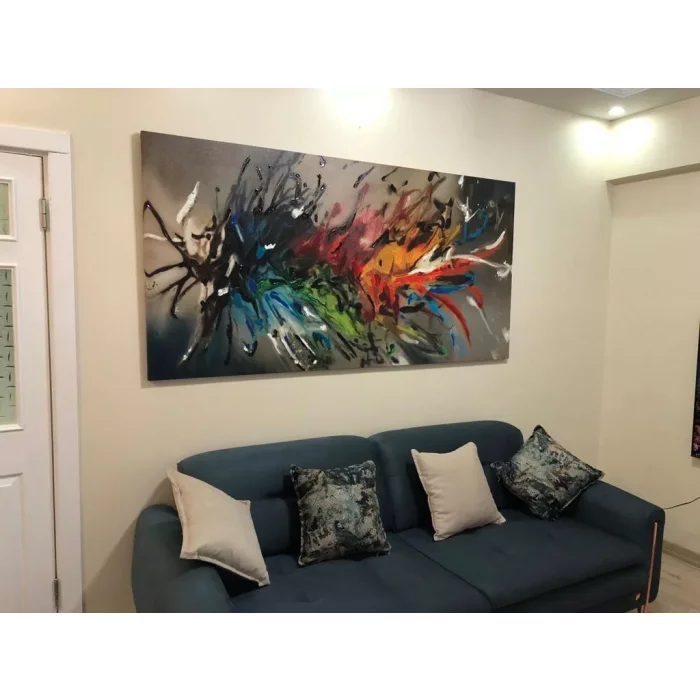 Renklerin Festivali Kanvas Tablo