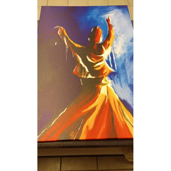 RENKLİ SEMAZEN KANVAS TABLO