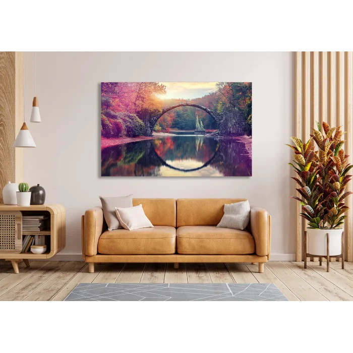 SONBAHAR MANZARA KANVAS TABLO