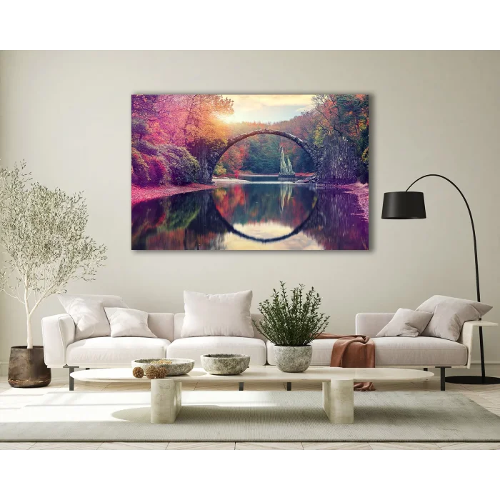 SONBAHAR MANZARA KANVAS TABLO