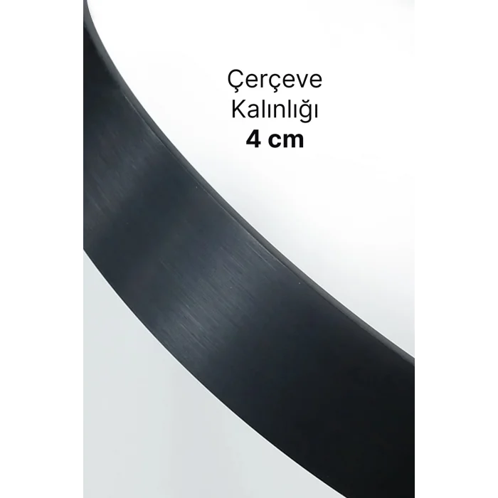 Metal Çerçeveli Çember Ayna