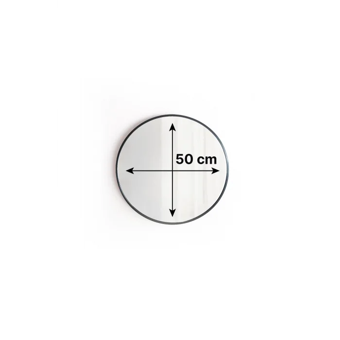 Metal Çerçeveli Çember Ayna