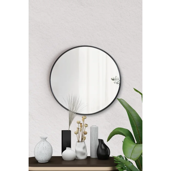 Metal Çerçeveli Çember Ayna