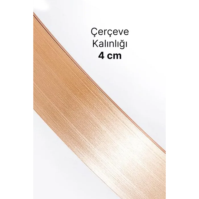 Metal Çerçeveli Çember Ayna