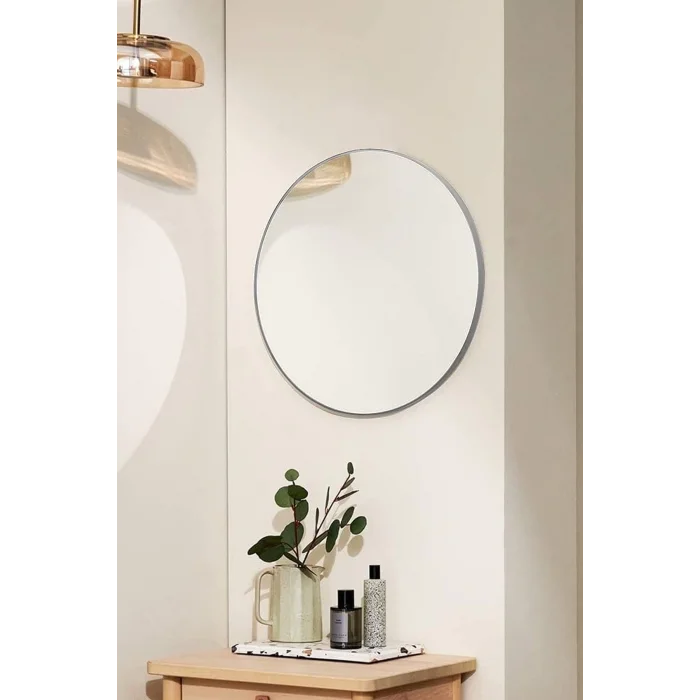 Metal Çerçeveli Çember Ayna