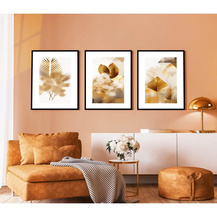 Bestablo 3 Parça Çerçeveli Dekoratif Ahşap Tablo Seti Bestablo