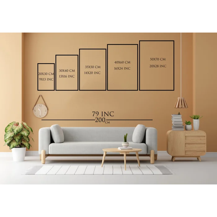 Bestablo 3 Parça Çerçeveli Kabartma Görünümlü Çiçekler Ahşap Tablo Seti, Ev Dekoru Bestablo