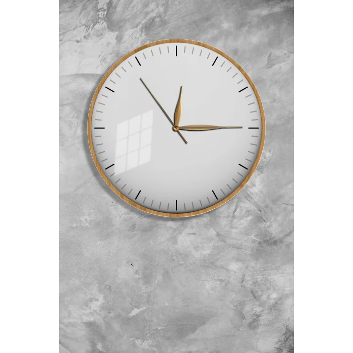 Bestablo Duvar Saati , Dekoratif Cam Duvar Saati