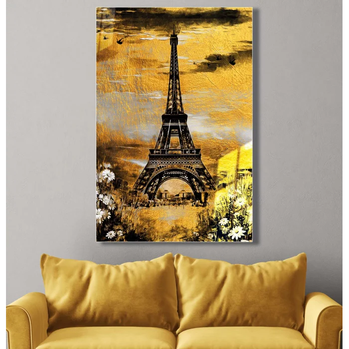 Bestablo Eyfel Kulesi Cam Tablo Bestablo