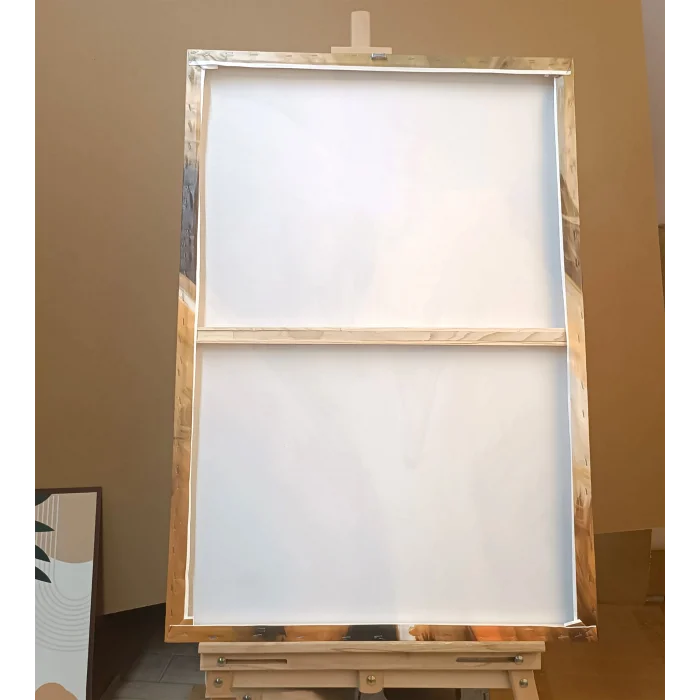 Bestablo Kabartmalı Çiçek Desenli Kanvas Tablo, Modern Salon Duvar Dekoru