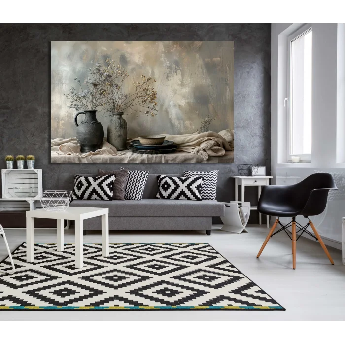 Bestablo Masaüstü Vazolar Kanvas Tablo, Ev Dekoru Bestablo