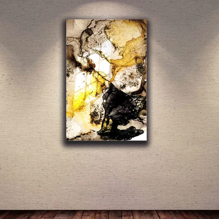 Bestablo Mermer Desenli Cam Tablo Bestablo