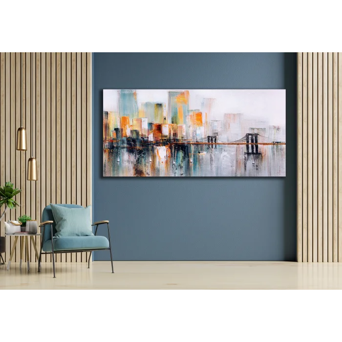 BROOKLYN KÖPRÜSÜ KANVAS TABLO