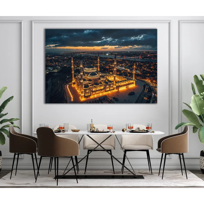 Çamlıca Camii Kanvas Tablo