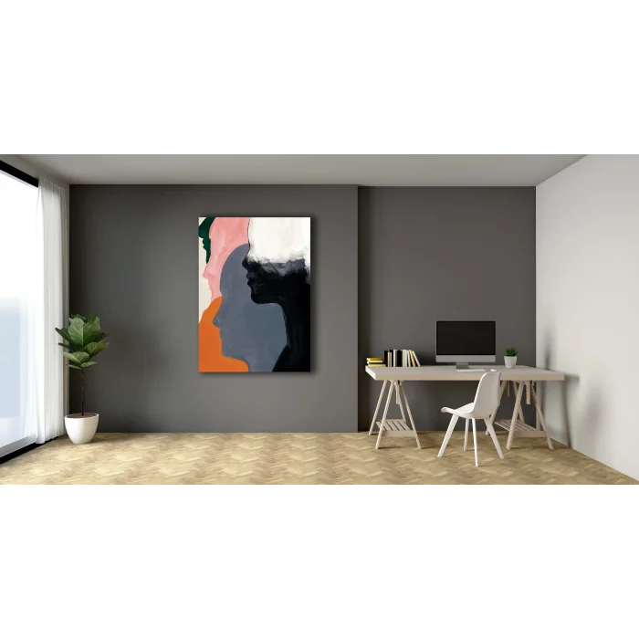 İNSAN SİLUETİ KANVAS TABLO