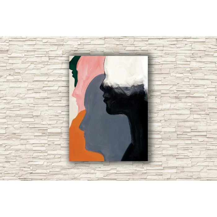 İNSAN SİLUETİ KANVAS TABLO