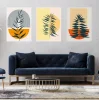 3 PARÇA DEKORATİF BOHO KANVAS TABLO